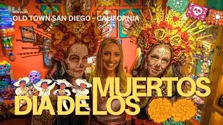Día de los Muertos in Old Town - San Diego 🌼 | Embracing My Mexican Roots 🇲🇽 