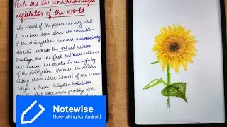 Xiaomi Pad 6: Note Taking Notewise App with Xiaomi Pen 2