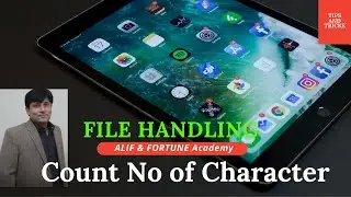 How to Count Characters, Words and Lines from a File in C Language || Counting Character in file- 09