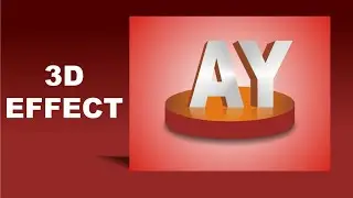 How to apply a 3d effect to your TEXT in coreldraw
