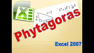 Rumus Pythagoras Excel