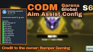 codm high damage config | no root/aim assist/aimlock/less recoil/stable fps/tutorial/garena/global
