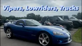 A Viper, Lowriders, and Trucks in Fort Smith, AR |  Riding out to two car shows