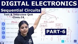DIGITAL ELECTRONICS Test & Interview QnA Class-14 | SEQUENTIAL CIRCUITS Part-3 | www.vlsiforall.com