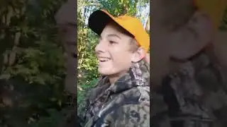 youth hunt 2022 Cory smokes one