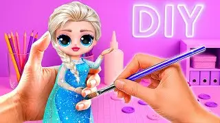 Эльза стала зомби! 32 лайфхака для кукол ЛОЛ