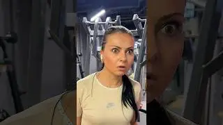 Спортзал удивляет снова и снова! 😳😬😂 Смешное видео. #shorts