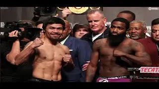 Manny Pacquiao vs Adrien Broner Weigh-ins