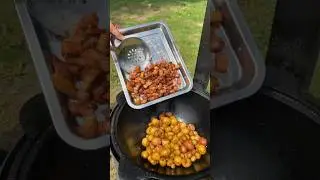 Молодая КАРТОШКА В Казане ! РЕЦЕПТ ЖАРЕНОЙ КАРТОШКИ С Салом