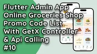 Online Groceries Shop Admin App in Flutter with GetX - Promo Code List REST API Integration #10