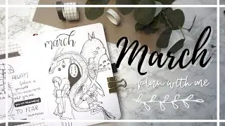 PLAN WITH ME | March 2021 Bullet Journal Setup