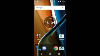 Moto G5/G5 Plus Launcher / ClockWeather widget on Moto G4/G4 Plus
