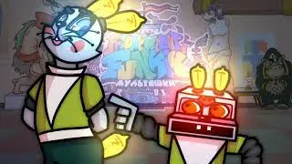 Friday night funkin - Soviet cartoons mod (Bubble gum)