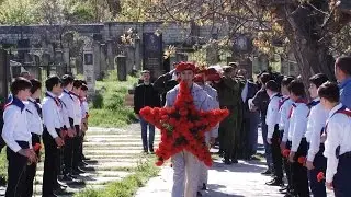 Торжественная церемония захоронения останков солдата Великой Отечественной войны