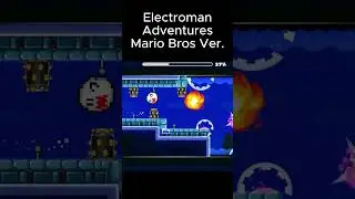 Electroman Adventures... but as Super Mario Bros. 
