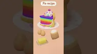 Pie made in Blender  | Pie in 3d 