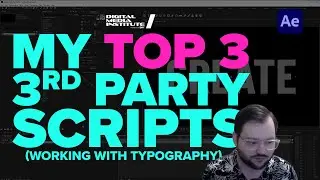 My Top 3 After Effects Scripts (Working with Typography)