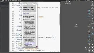 Basic 2 Column Responsive Layout with Floats