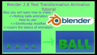 Blender Text Animation In Blender 2.8 For Beginners