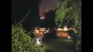 It was a war zone