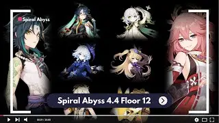 Floor 12 Spiral Abyss 4.4 Xiao Hypercarry & Yae Miko Aggravate  - Genshin Impact
