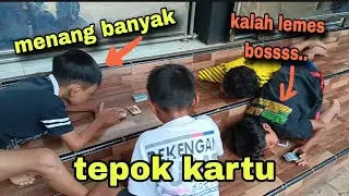 main tapok kartu . siapa yang jadi sultan #bantengan #vlog #tepukkartu #game