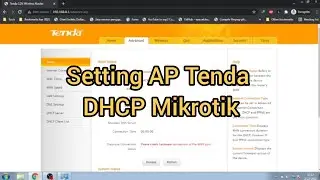 Setting Tenda AP mode DHCP Mikrotik