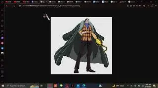 Nico robin says crocodile is fat and he cries