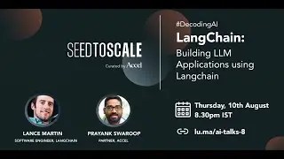 Building LLM Applications on Langchain with Lance Martin | Decoding AI