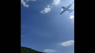 Air Force flyby scares off the fish!!
