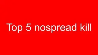 Top 5 hvh nospread