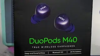 Unboxing brand new Mivi Duopods M40🔥Blue color🔥 Superb sound quality and bass🔥 #mivi #trending #love