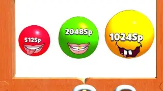 Blob Merge 3D Max Level- Unlock 512Sp 1024Sp 2048Sp (septillion) | 2048 Blob merge game (New update)