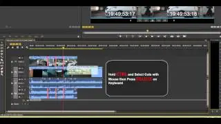 Heal Multiple cuts - Premiere Pro CC Keyboard shortcut
