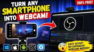 How to Use Any Smartphone as a Webcam for PC (FREE) | Android & iPhone Guide 2026 Free HD QUALITY