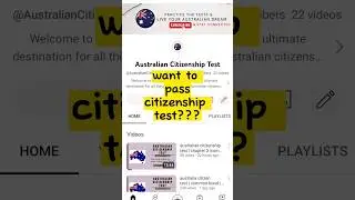 pass 🇦🇺 aussie citizen test 2023 | free chapter wise 