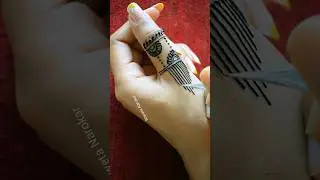 Unique Stye Thumb Mehndi Design 💛🫶🏻 #mehndi #henna