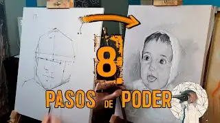 8 PASOS DE PODER 🔥 para hacer un retrato y que se parezca