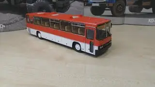 Обзор модели Икарус-250.59, масштаб 1:43, "Modimio".