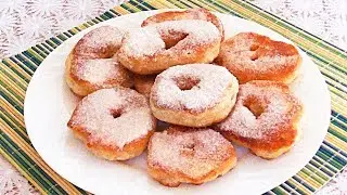 Постный рецепт. Пончики из дрожжевого теста.