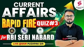 Finance Current Affairs for RBI | SEBI | NABARD | RBI Grade B General Awareness 2024 | Pushpak Sir