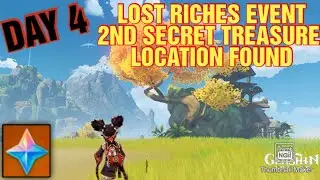 Day 4 Lost riches event. 2nd secret treasure location found. genshin impact