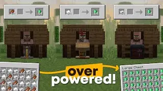 5 BEST Villager Trades to FARM Emeralds in Minecraft!