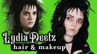 Lydia Deetz Makeup and Hair Tutorial | Last Minute Halloween Costume