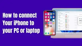 How to Connect iPHONE to windows 11 PC (EASY)
