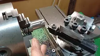 токарний верстат (токарный станок) Робота з новою різцедержкой.lathe JET BD-920W NEW modernization.