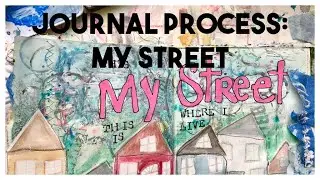 Journal With Me:  Journal Process Video: Collage Art Journal