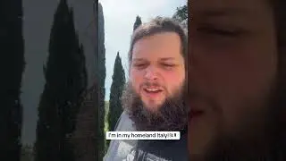 I’m in Italy