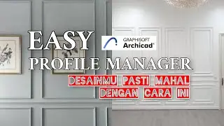 How to Make Profile Wall Panels | Complex Profile Archicad