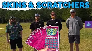 SKINS AND SCRATCHERS EPISODE 1 | We Paid Professional Disc Golfers With Lottery Tickets!!